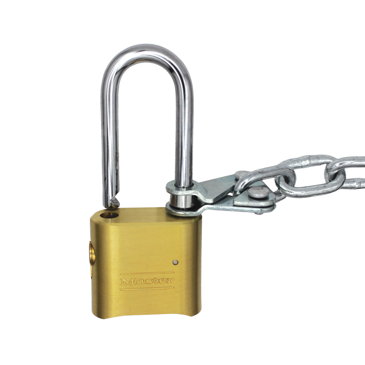 Save Lock & Master Lock 176 Resettable Combination Brass Padlock