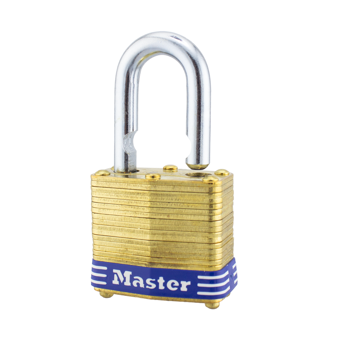 Master Lock 4KA Laminated Brass Padlock 1-9/16" Wide (Keyway 12L854)