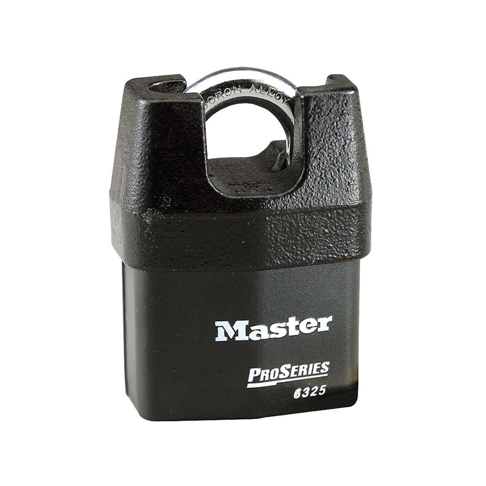 Master Lock 6325 ProSeries® Shrouded Laminated Steel Rekeyable Padlock 2-3/8in (60mm) Wide-Keyed-Master Lock-Keyed Different-3/4in (19mm)-6325