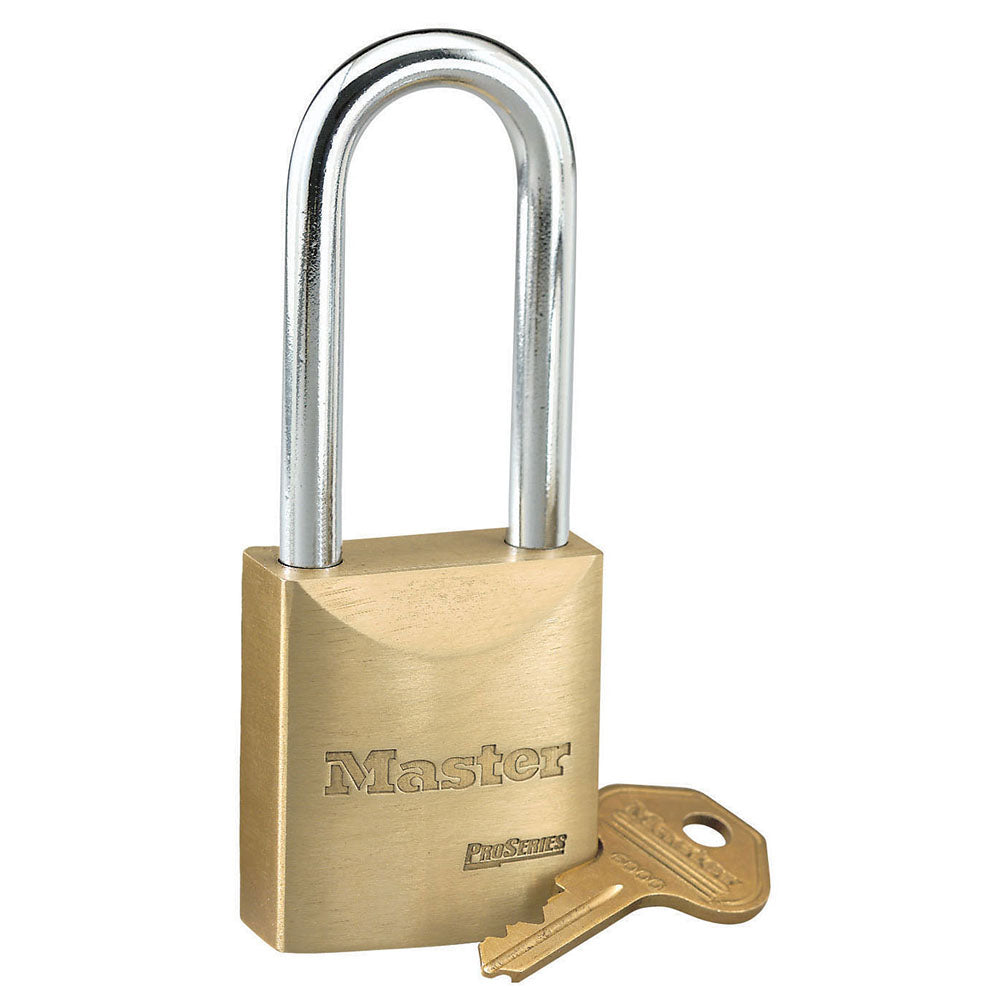 Master Lock 6840 ProSeries® Solid Brass Rekeyable Padlock 1-3/4in (44mm) Wide-Keyed-Master Lock-Keyed Different-2-7/16in (61mm)-6840LJ