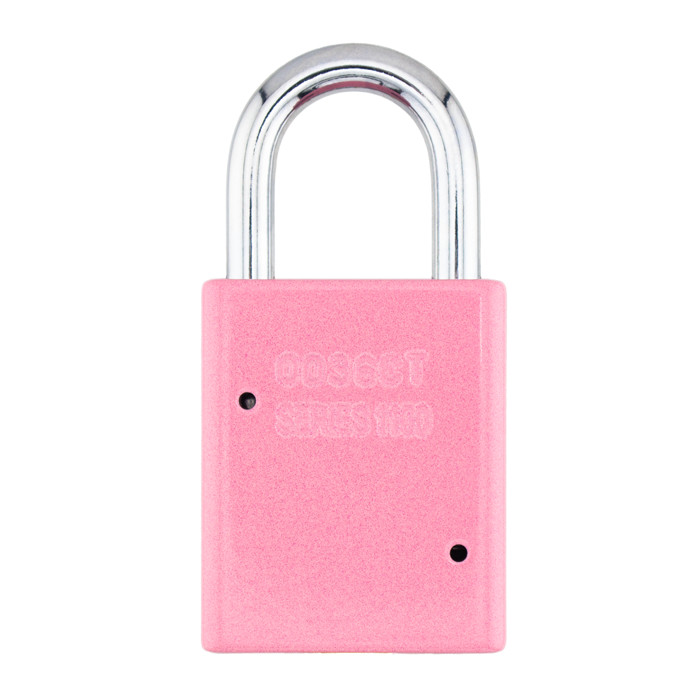American Lock A1105PCBGM - Powder Coated Bubblegum Aluminum Safety Padlock
