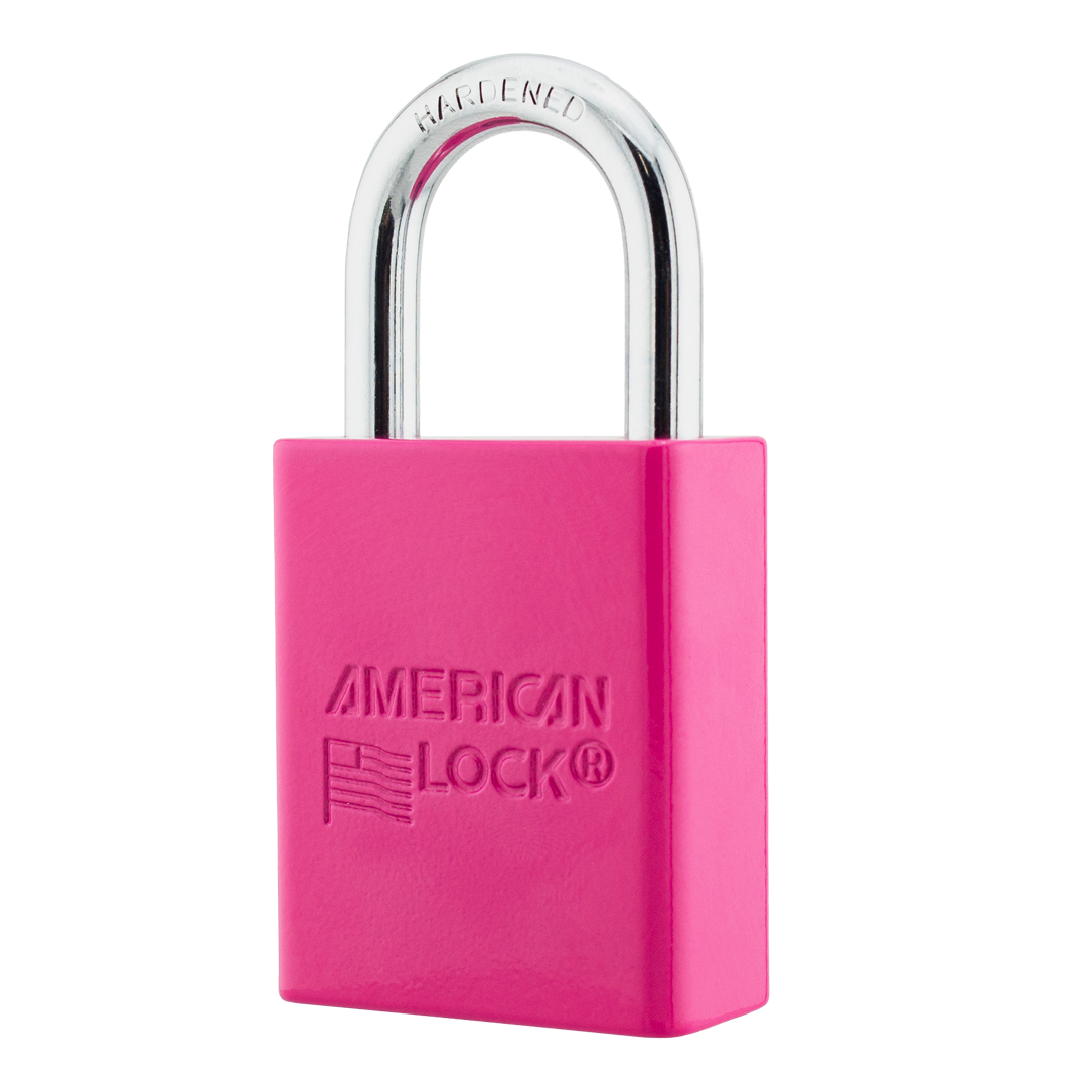 American Lock A1105PCPNK - Powder Coated Pink Aluminum Safety Padlock