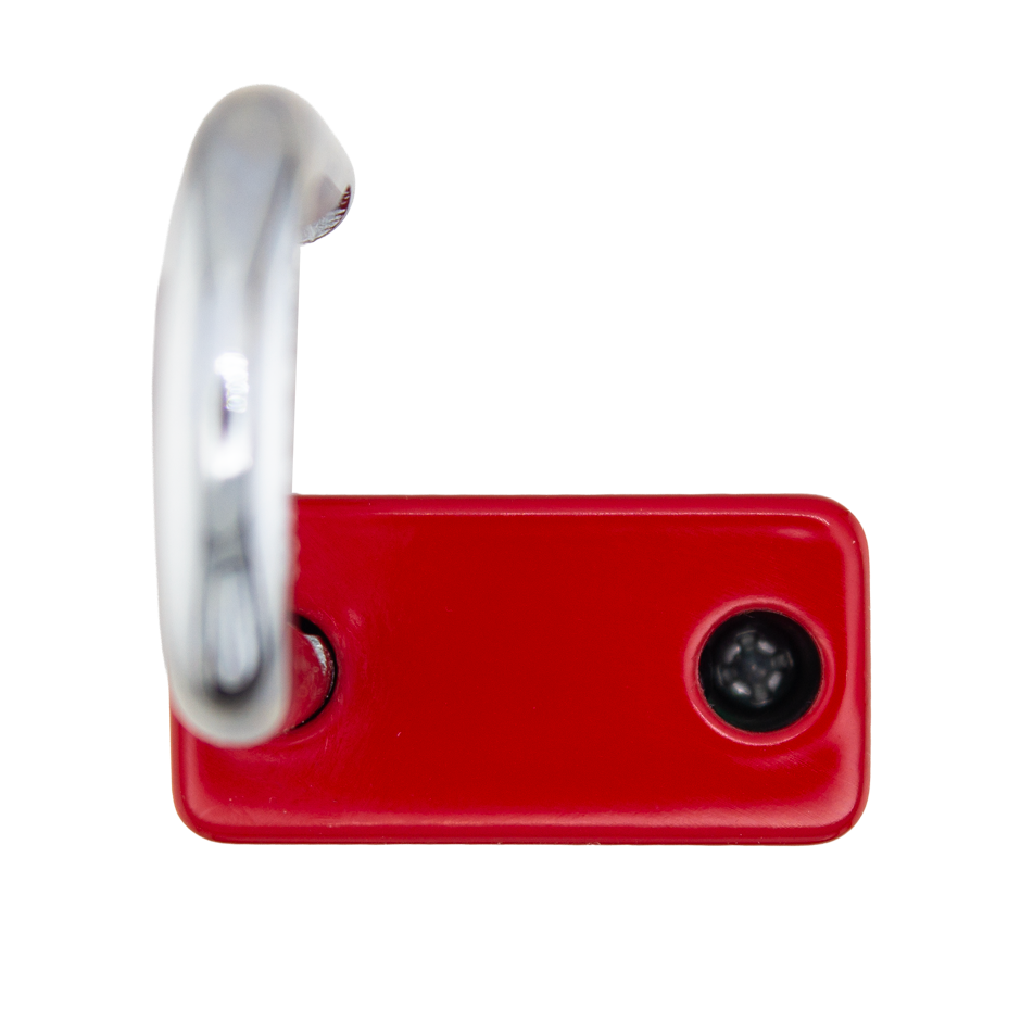 American Lock A1107PCRED - Powder Coated Red Aluminum Safety LOTO Padlock, 1-1/2" Wide with 3" Tall Shackle