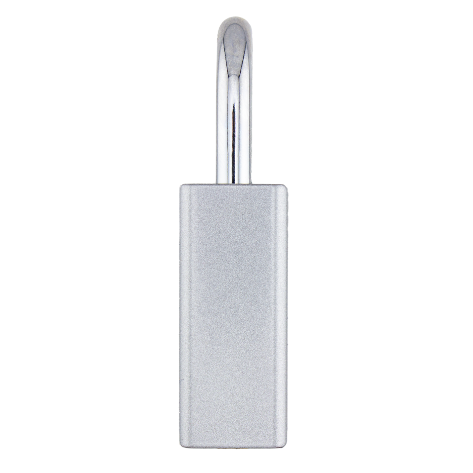 American Lock A1105PCSLV - Powder Coated Silver Aluminum Safety Padlock