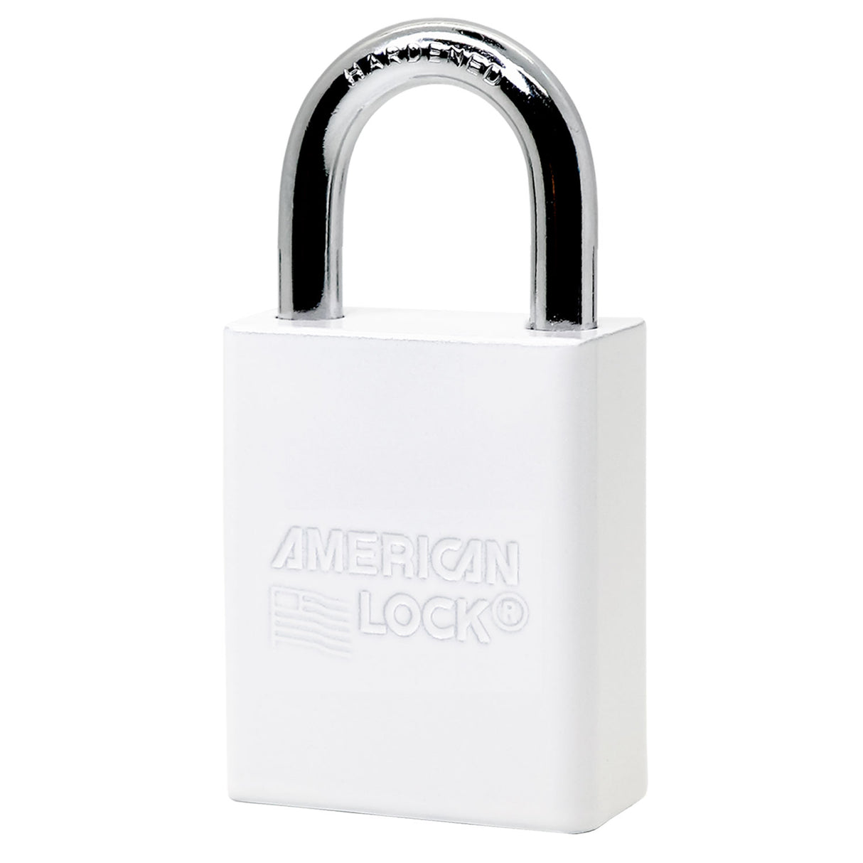 American Lock A1105 Powder Coated Aluminum Safety Padlock, 1-1/2" Wide with 1" Tall Shackle