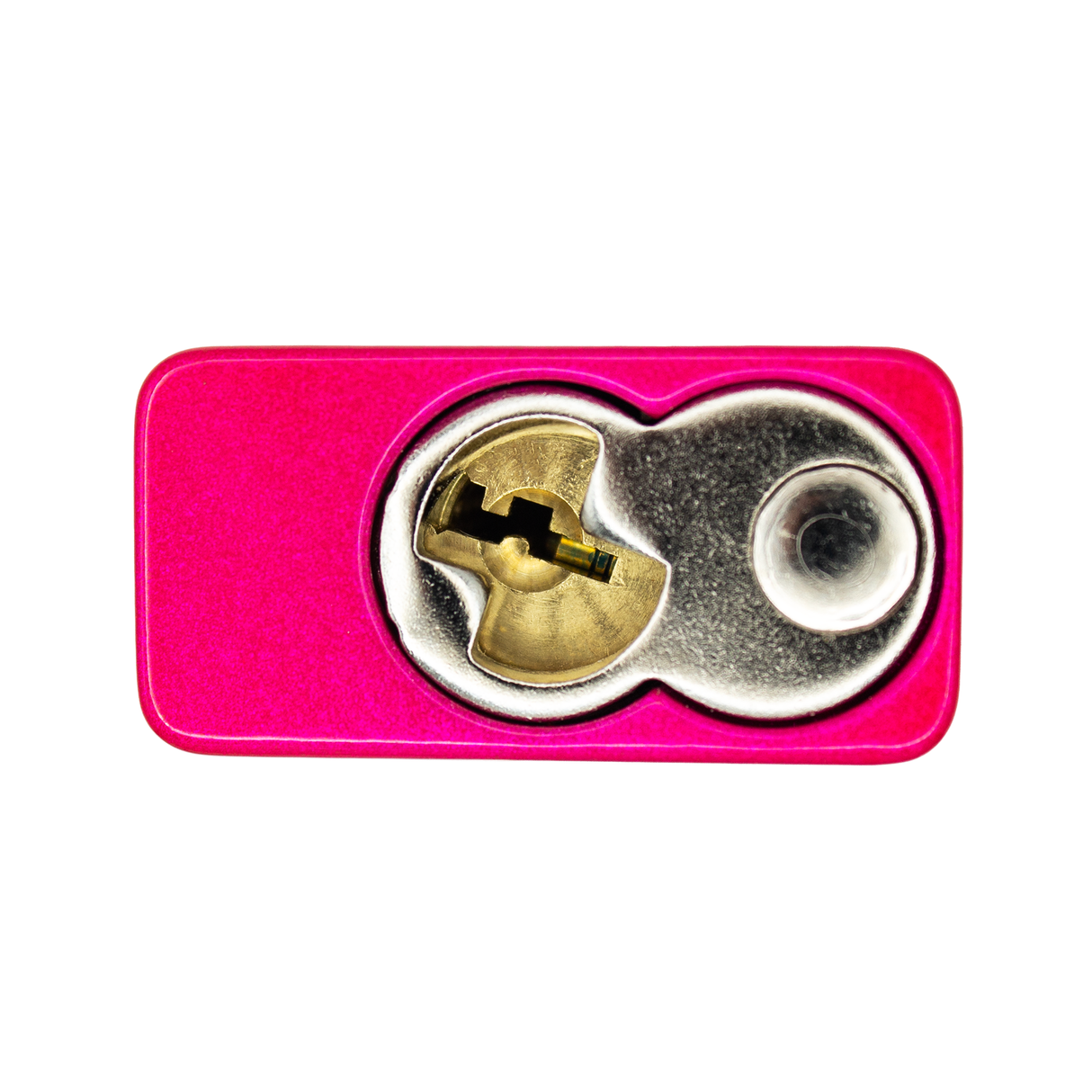 American Lock A1106PCNPNK - Powder Coated Neon Pink Aluminum Safety LOTO Padlock, 1-1/2" Wide with 1-1/2" Tall Shackle