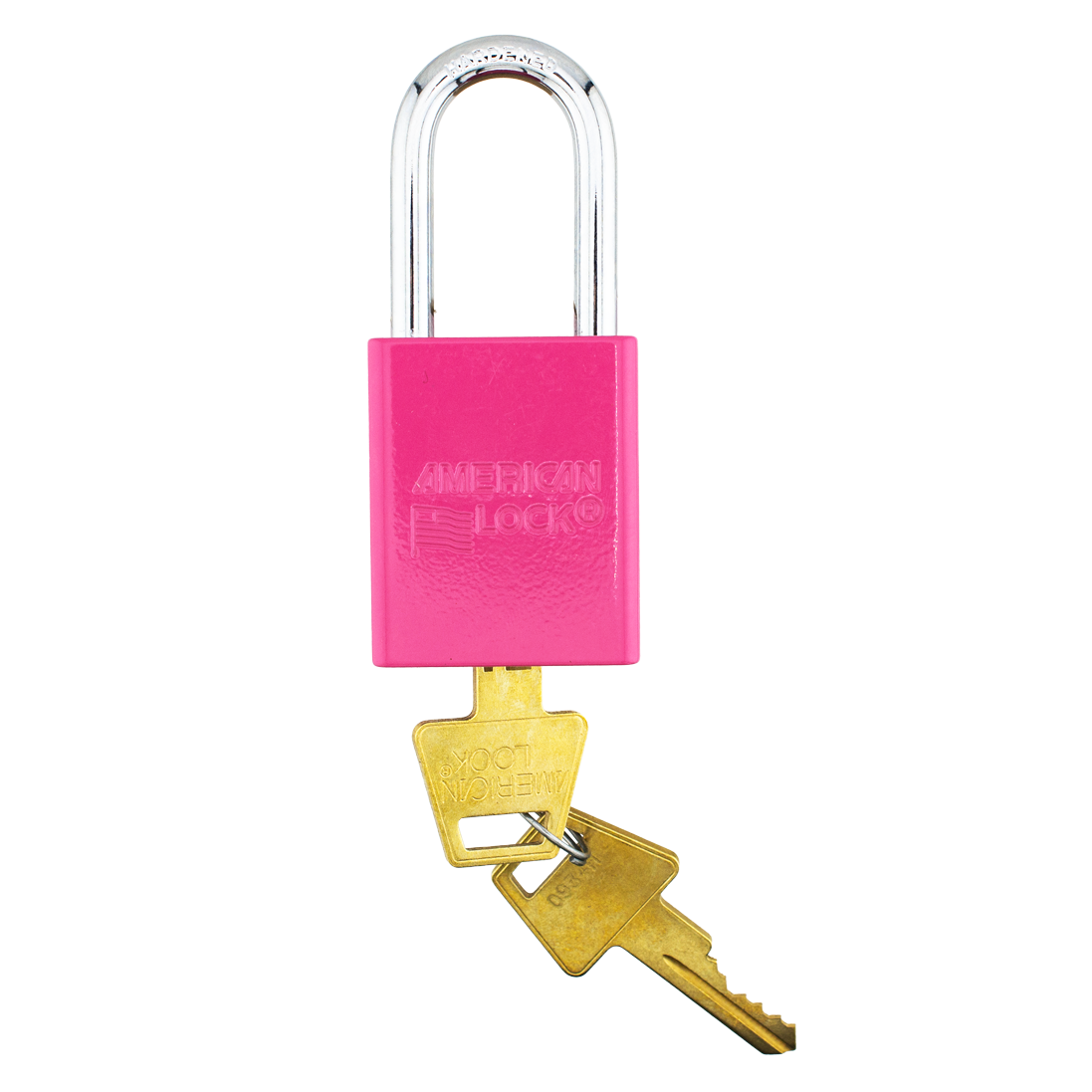 American Lock A1106PCPNK - Powder Coated Pink Aluminum Safety Padlock