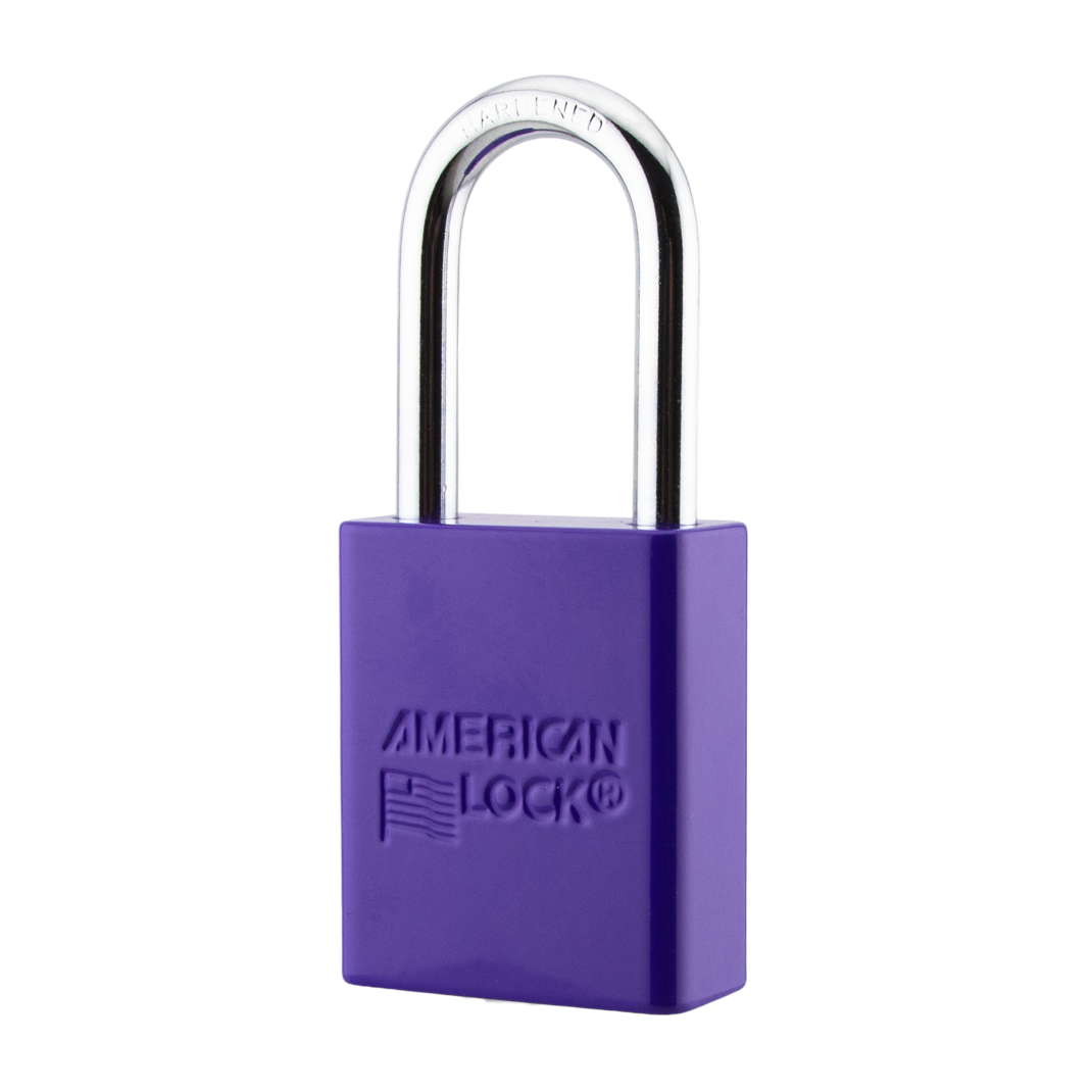 American Lock A1106PCPRP - Powder Coated Purple Aluminum Safety Padlock