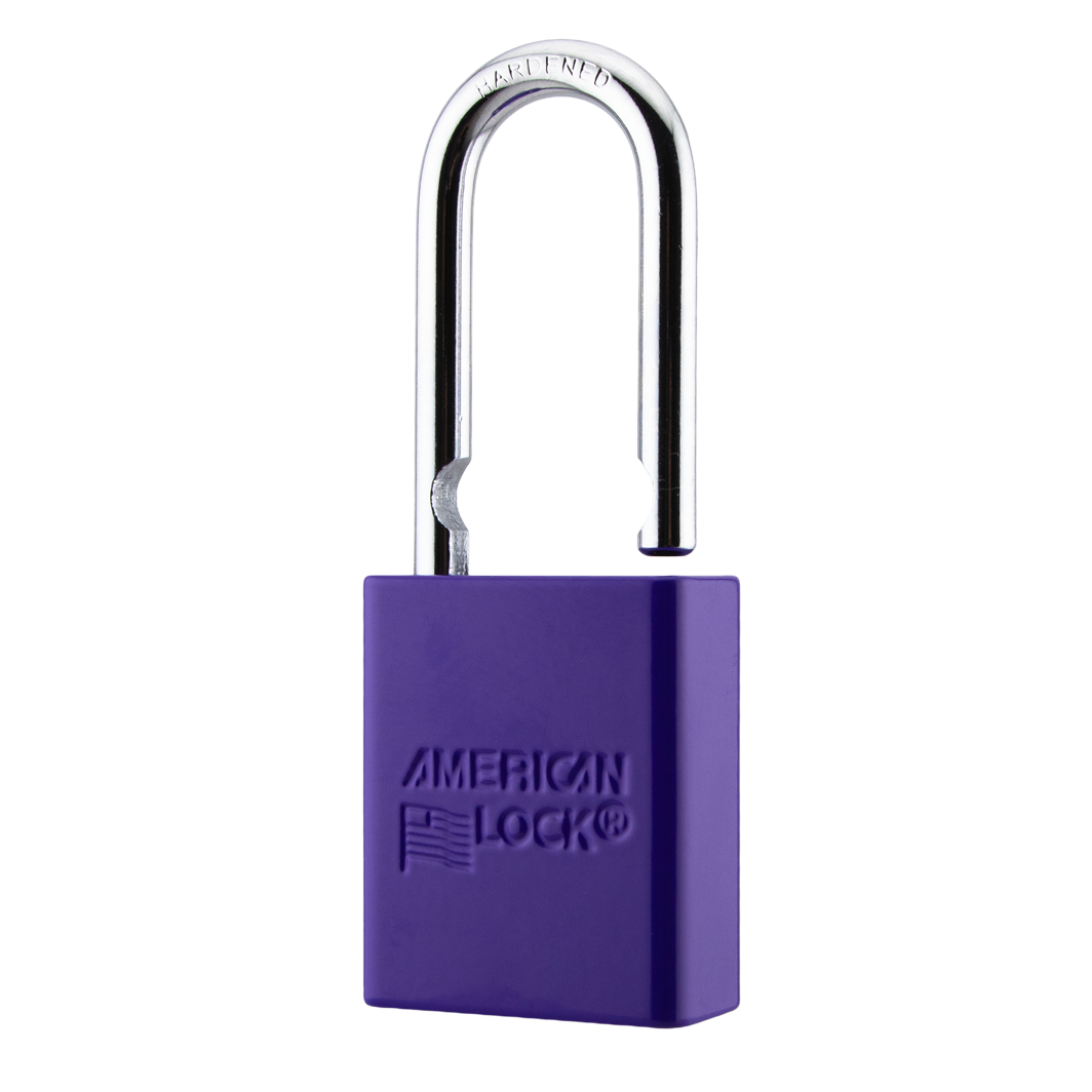 American Lock A1106PCPRP - Powder Coated Purple Aluminum Safety Padlock