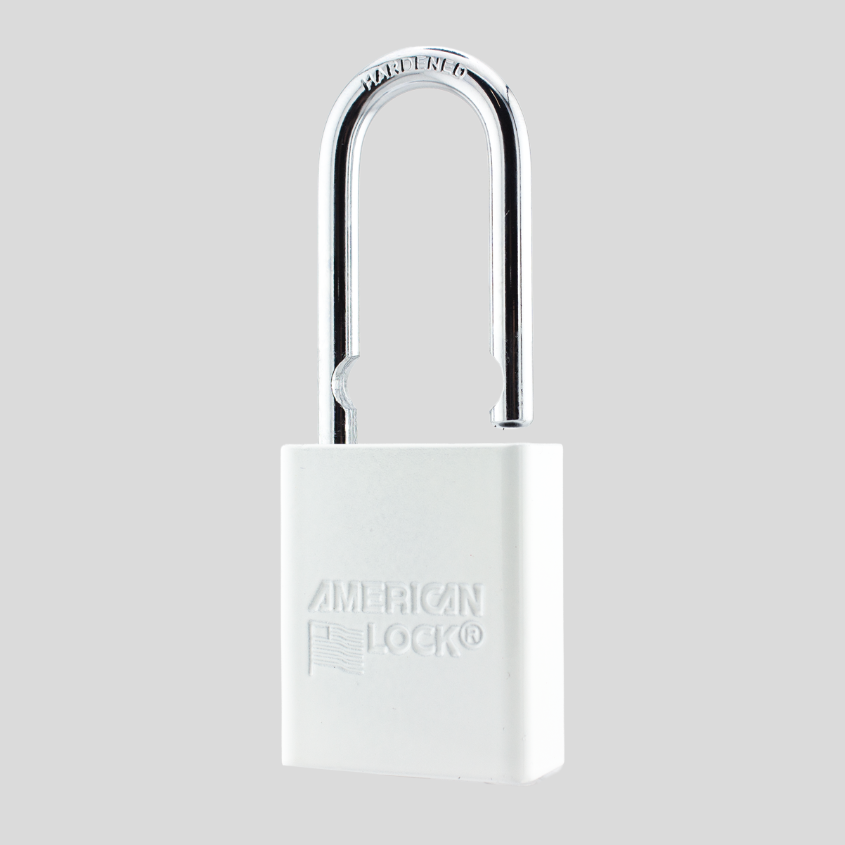 American Lock A1106PCWHT - Powder Coated White Aluminum Safety Padlock