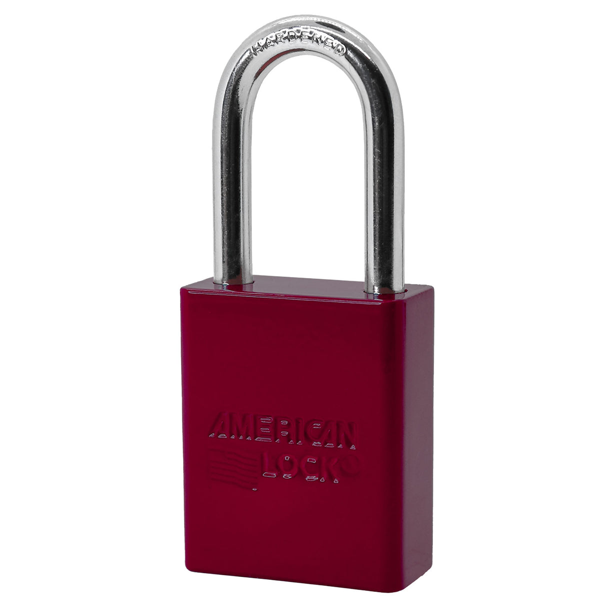 American Lock A1106PC - Powder Coated Aluminum Safety LOTO Padlock, 1-1/2" Wide with 1-1/2" Tall Shackle