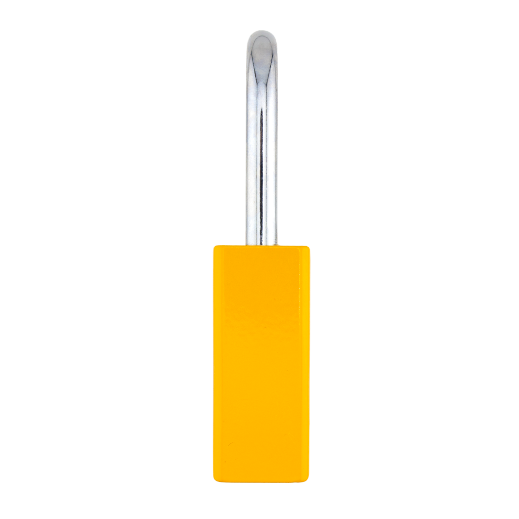 American Lock A1106PCYLW - Powder Coated Yellow Aluminum Safety Padlock