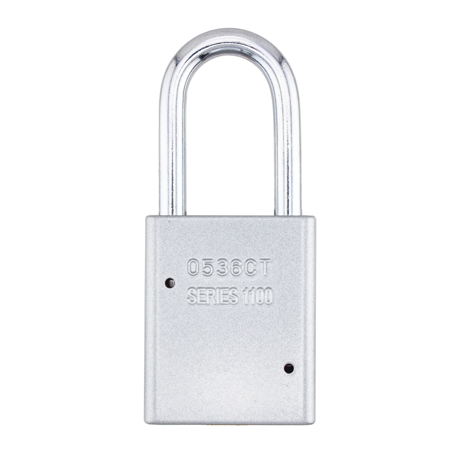 American Lock A1106PCSLV - Powder Coated Silver Aluminum Safety Padlock
