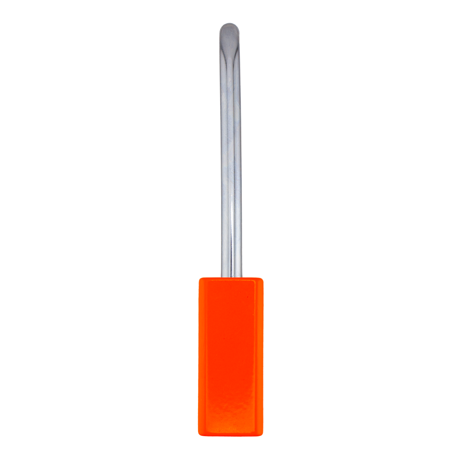American Lock A1107PCNORJ - Powder Coated Neon Orange Aluminum Safety LOTO Padlock, 1-1/2" Wide with 3" Tall Shackle