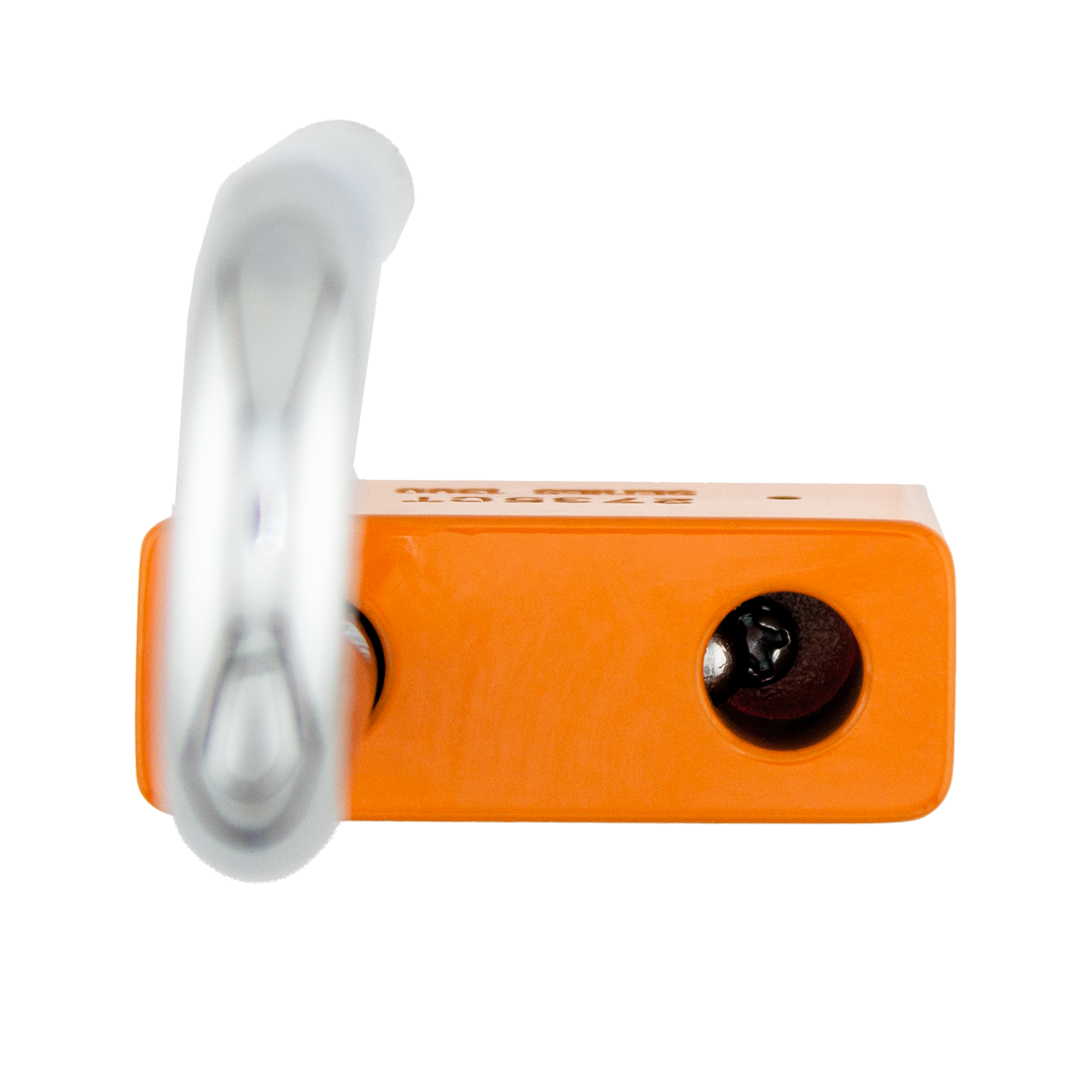 American Lock A1306PCORJ 2" Powder Coated Orange Solid Aluminum Rekeyable Padlock with 2" Shackle