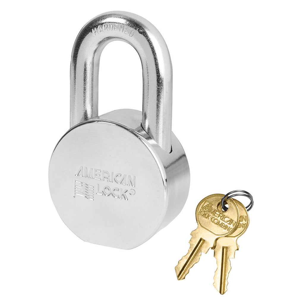 American Lock AH10 Solid Steel Rekeyable Blade Tumbler Padlock 2in (51mm) Wide-Keyed-American Lock-Keyed Different-AH10