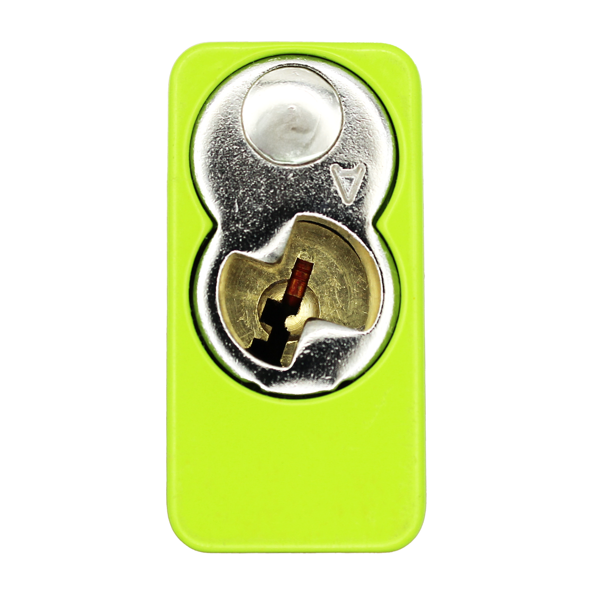 American Lock A1105PCKLM - Powder Coated Keylime Aluminum Safety LOTO Padlock, 1-1/2" Wide with 1" Tall Shackle