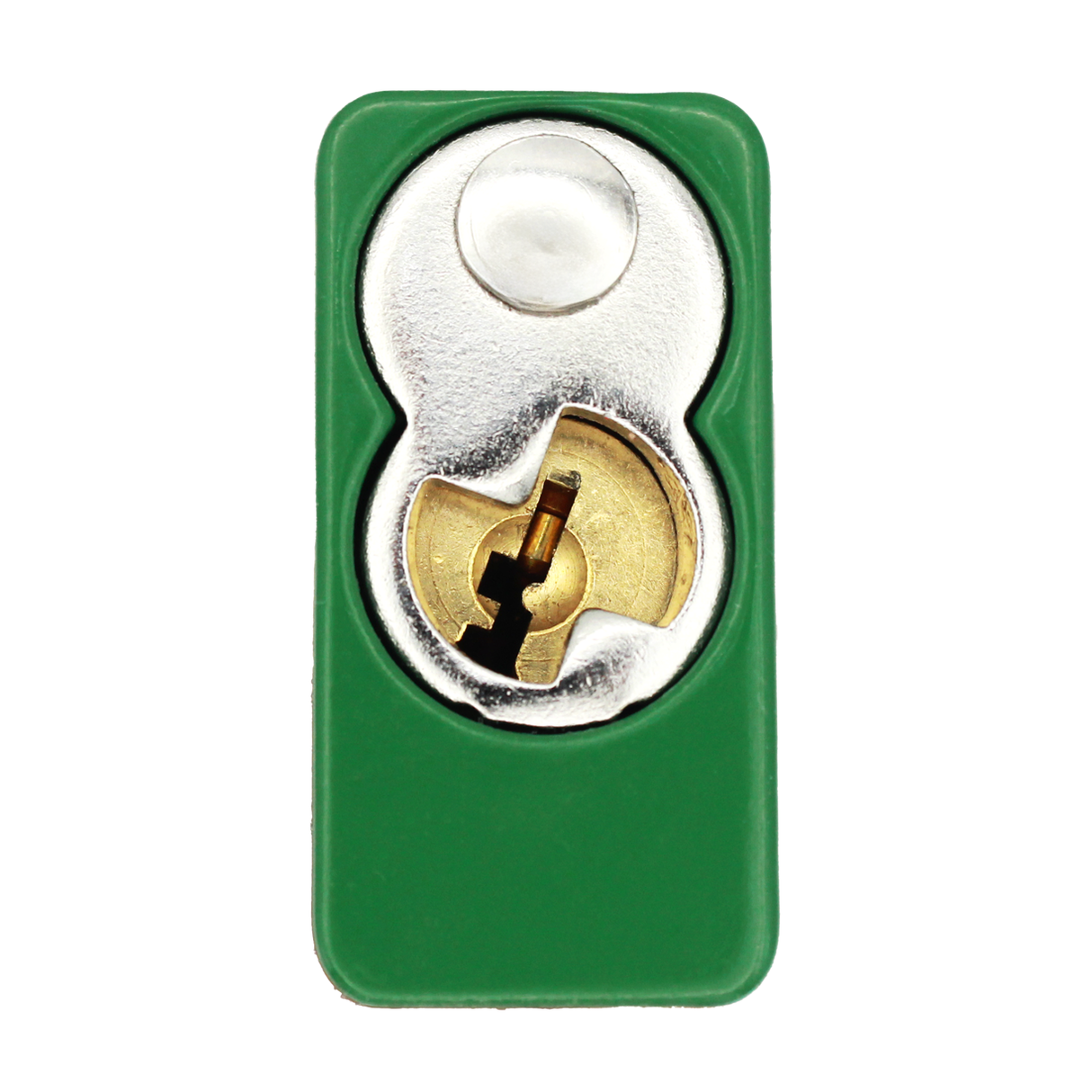 American Lock A1106PCGRN - Powder Coated Green Aluminum Safety LOTO Padlock, 1-1/2" Wide with 1-1/2" Tall Shackle