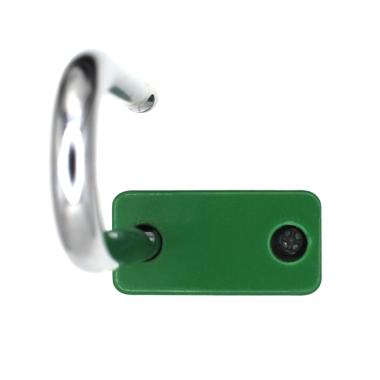 American Lock A1106PCGRN - Powder Coated Green Aluminum Safety LOTO Padlock, 1-1/2" Wide with 1-1/2" Tall Shackle