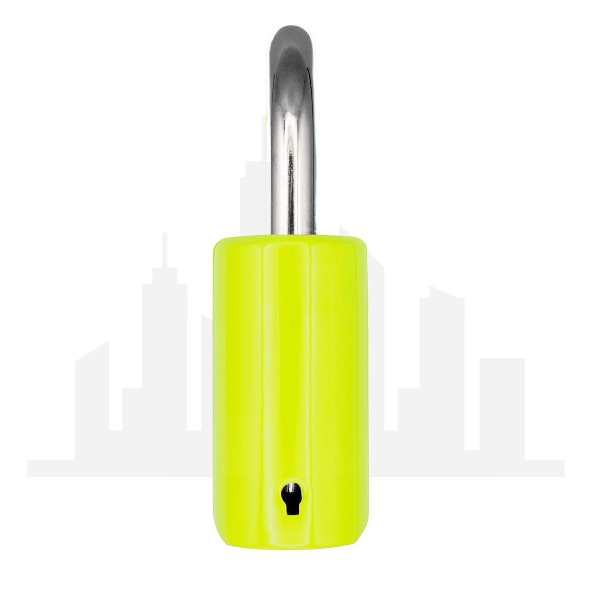 Master Lock 176 Powder Coated Keylime Resettable Combination Brass Padlock