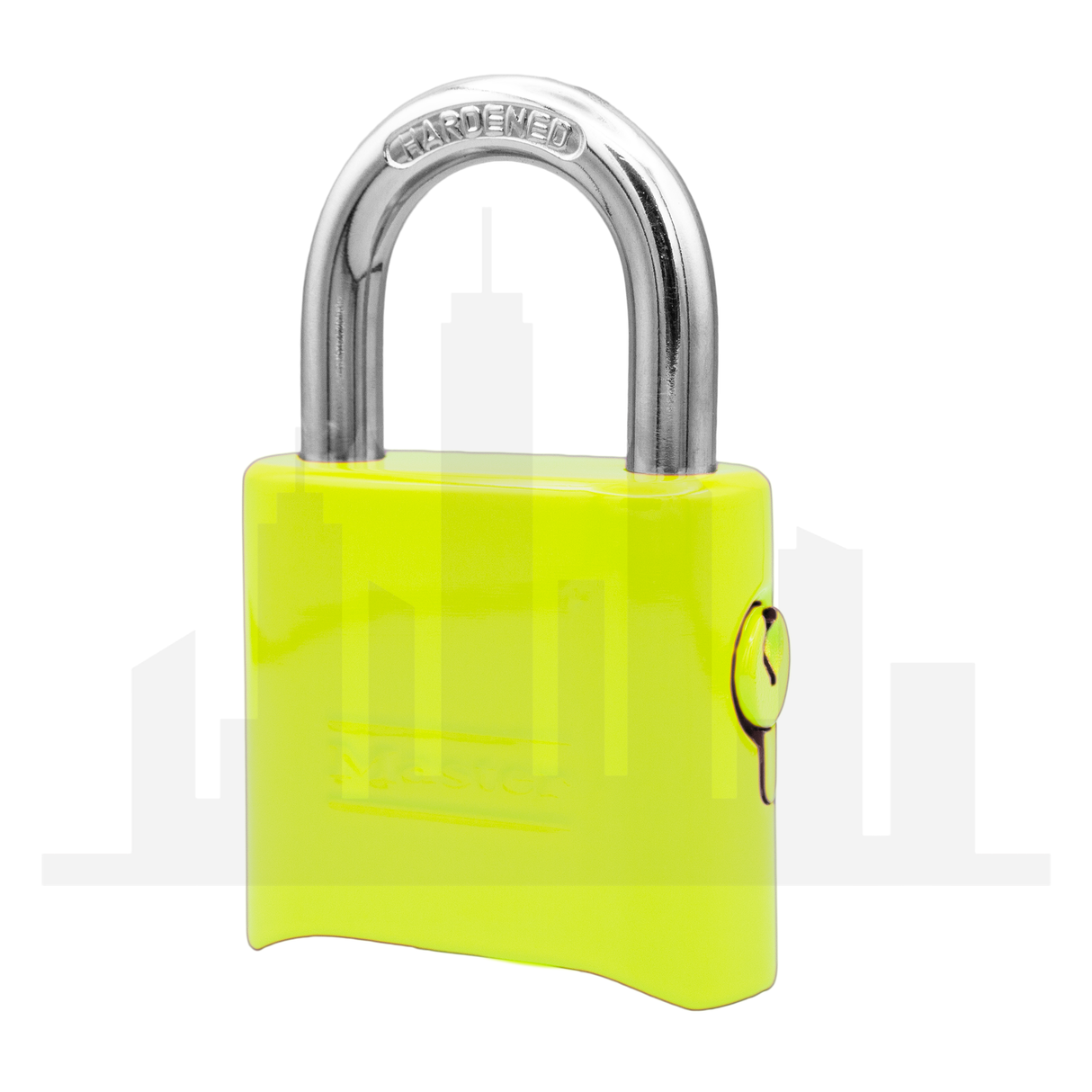 Master Lock 176 Powder Coated Keylime Resettable Combination Brass Padlock