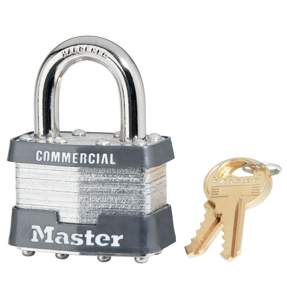 Master Lock 21 Laminated Steel Rekeyable Padlock 1-3/4" Wide