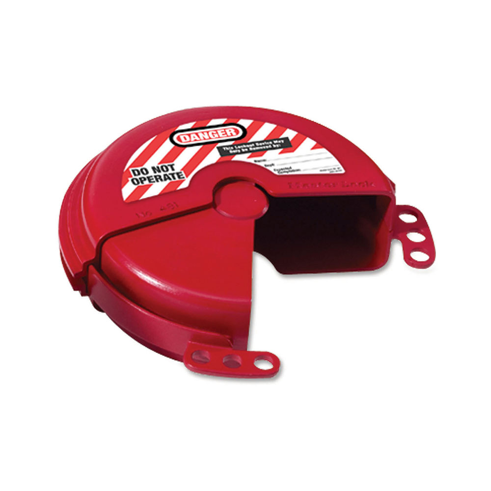 Master Lock 481 Rotating Gate Valve Lockout, 2"-5" (51mm-12.7cm) Diameter Handles