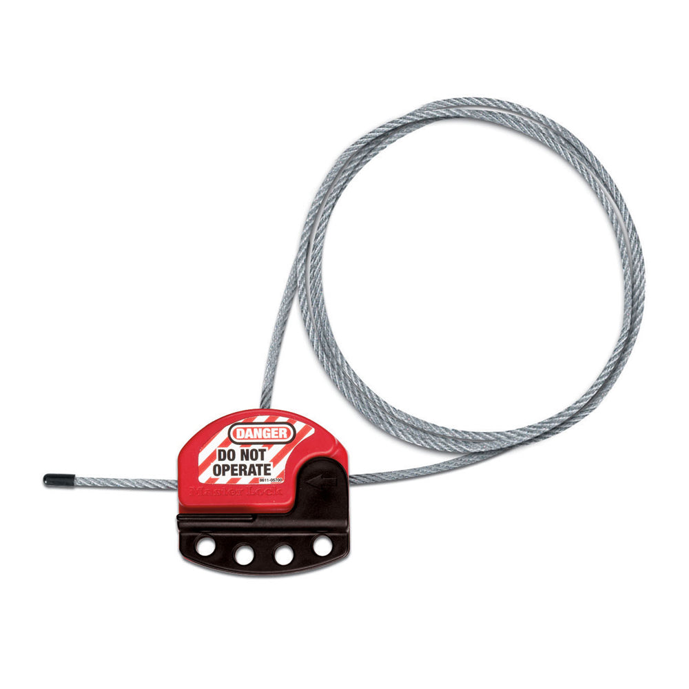 Master Lock S806 Adjustable Cable Lockout, 6ft (1.8m) Cable