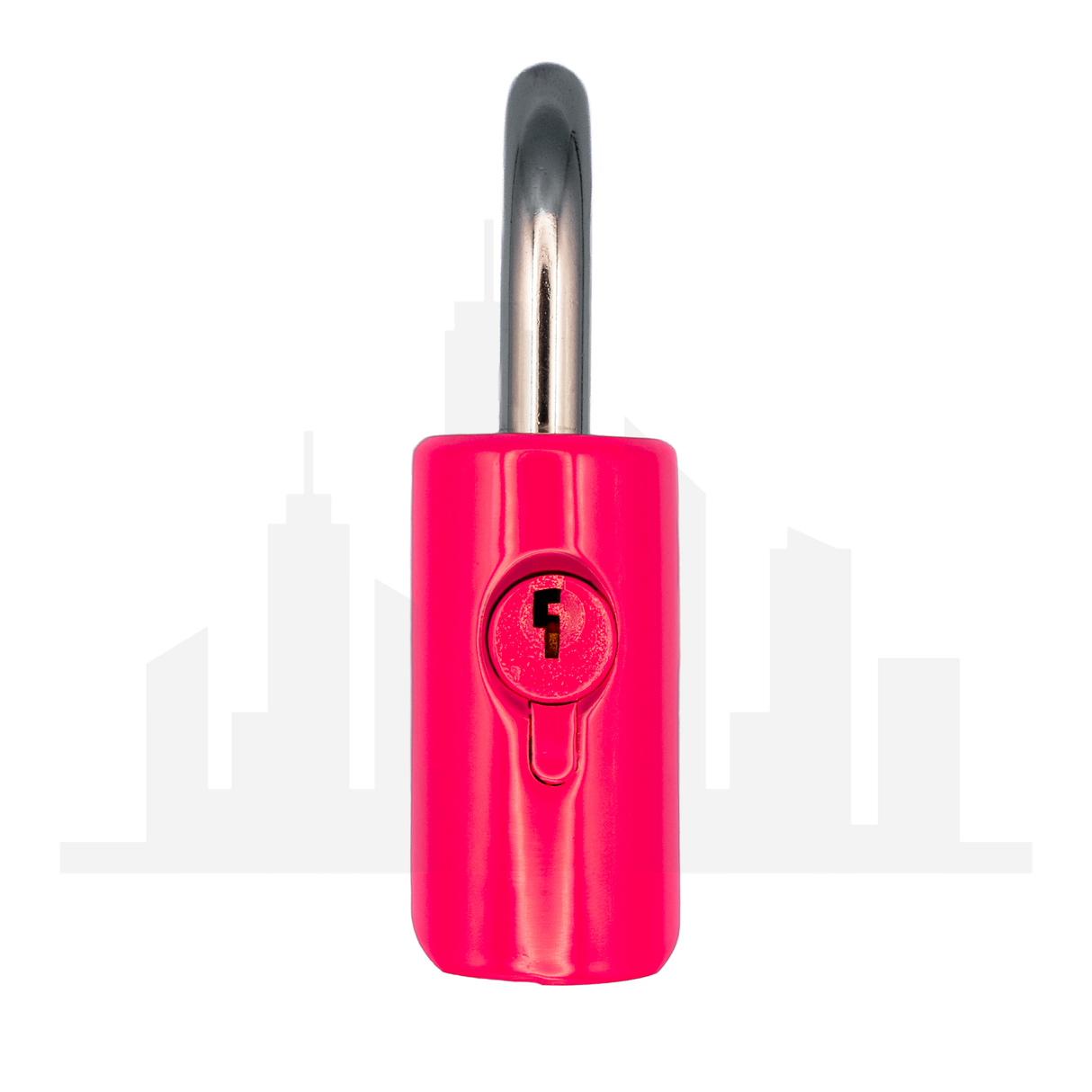 Master Lock 176 Powder Coated Neon Pink Resettable Combination Brass Padlock
