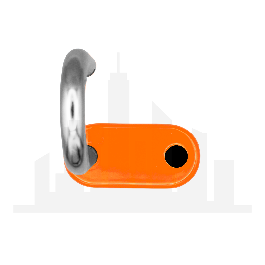 Master Lock 176 Powder Coated Orange Resettable Combination Brass Padlock