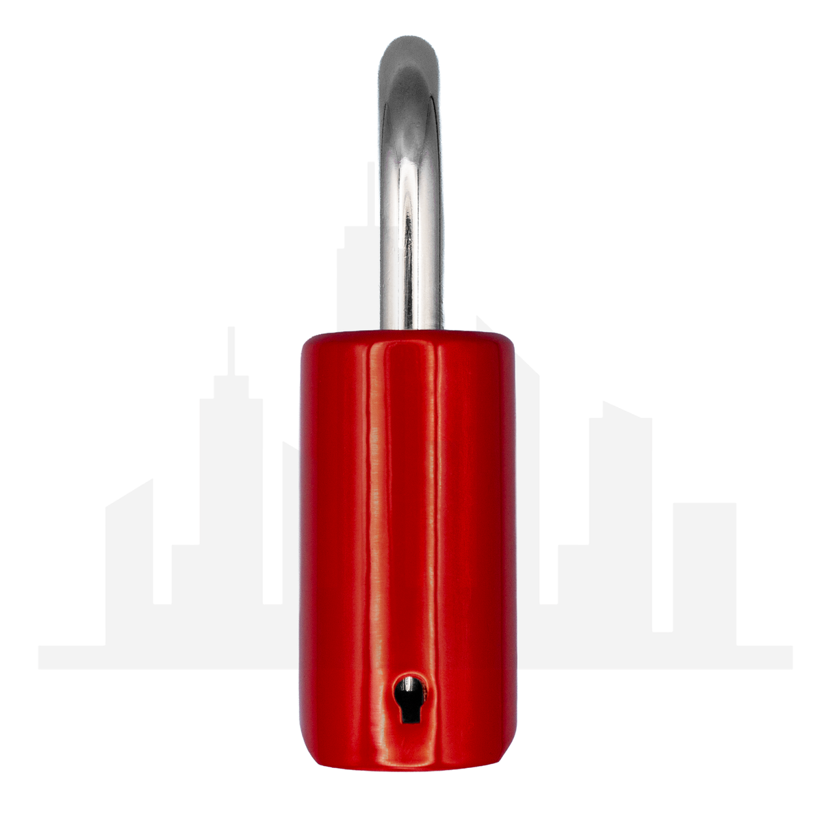 Master Lock 176 Powder Coated Red Resettable Combination Brass Padlock