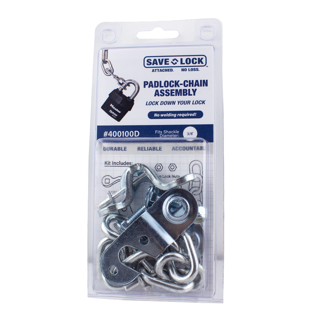 400100D 3/8" Save Lock™ Display Card Kit