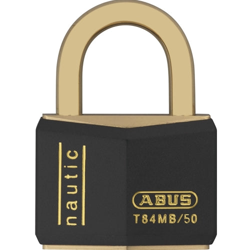 ABUS T84MB/50 Weather Resistant Brass Padlock-ABUS-Keyed Alike-T84MB/50BKA