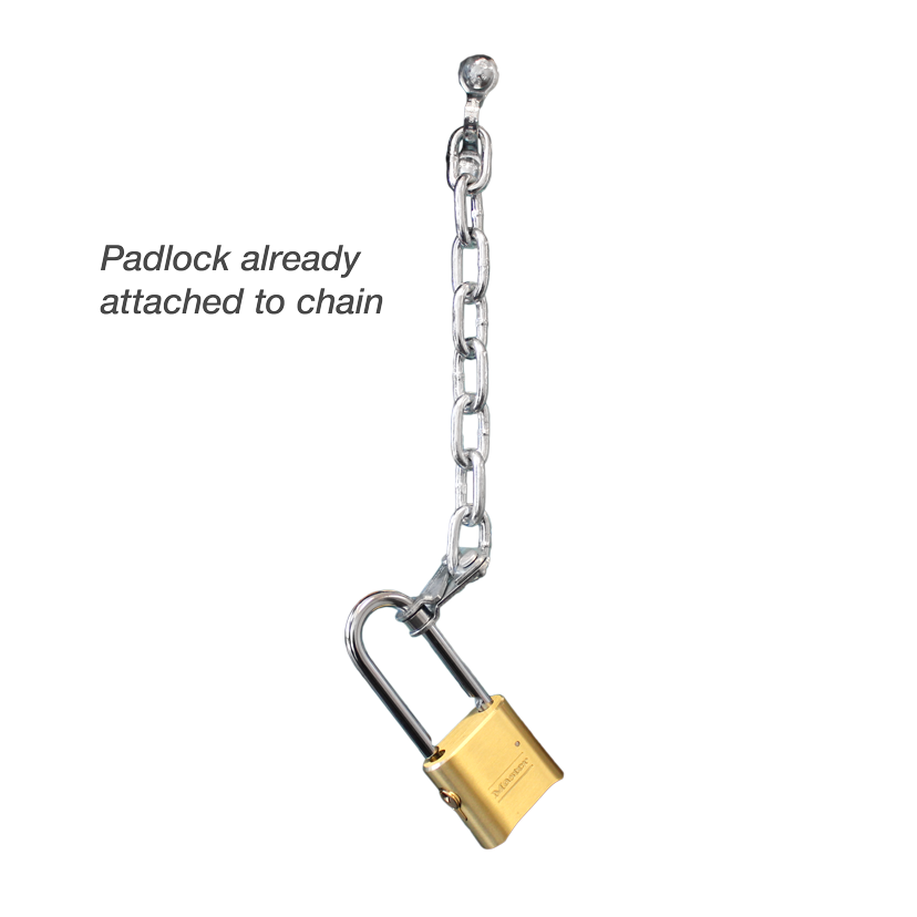 Save Lock & Master Lock 176LH Resettable Combination Brass Padlock
