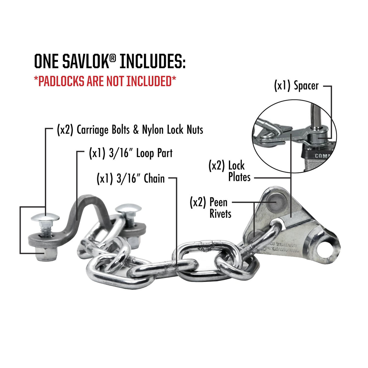 400200 7/16" Save Lock™
