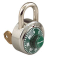 Master Lock 1525 General Security Combination Padlock with Color Dial & Key Control Feature 1-7/8" Wide