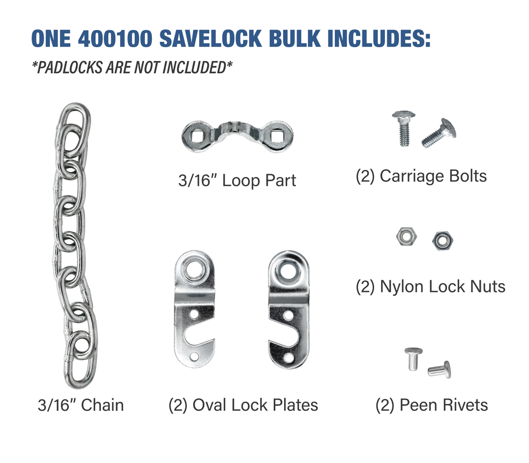 400100 3/8" Save Lock™ Bulk