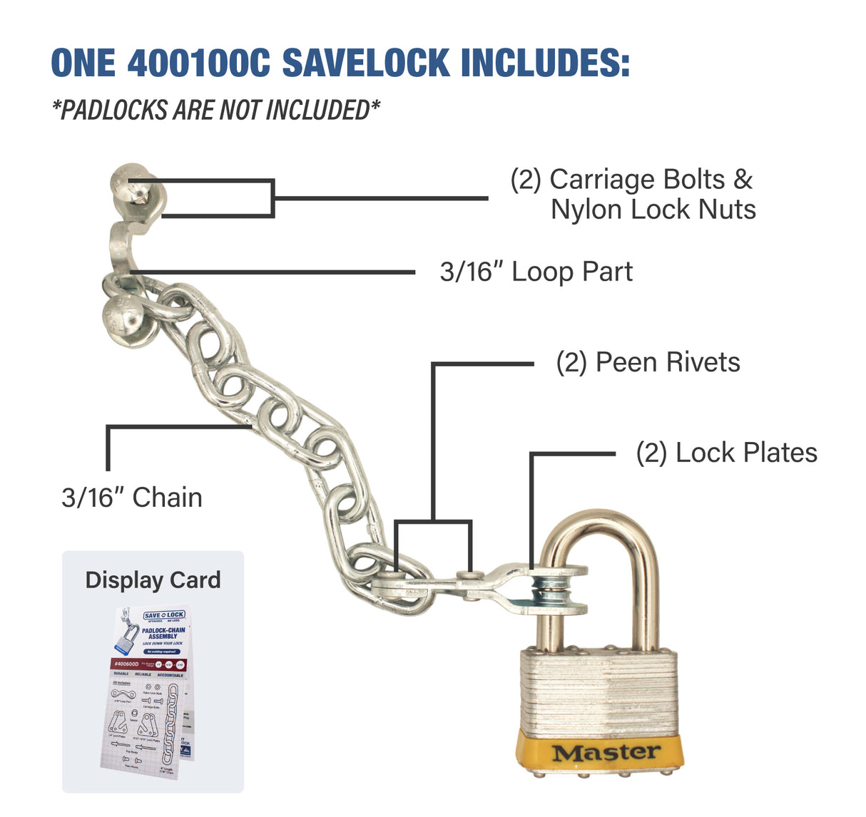 400100C 3/8" Save Lock™ Kit