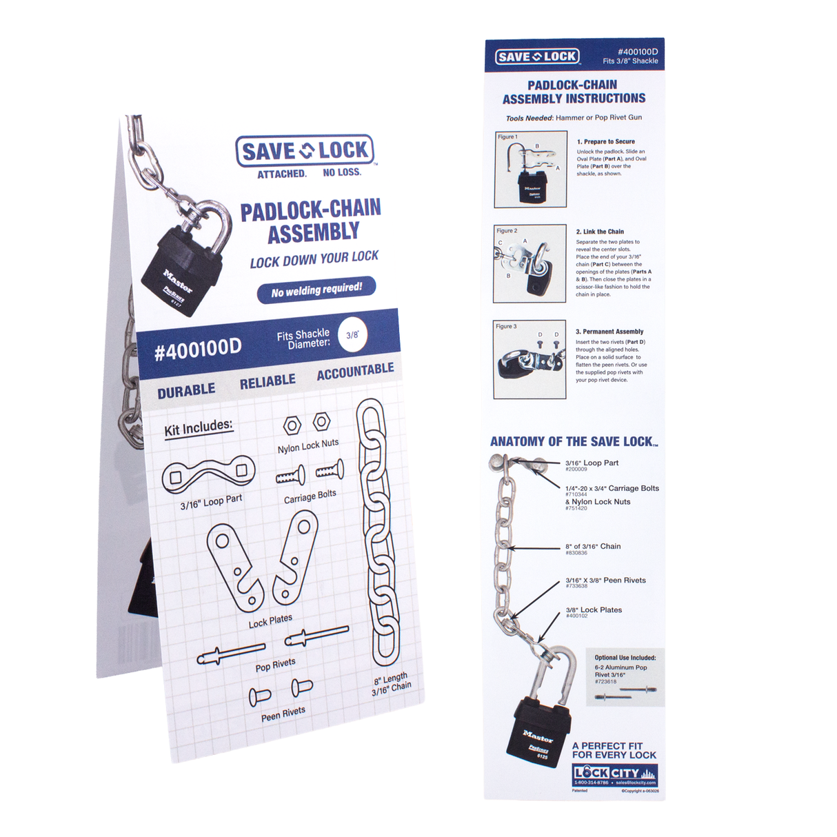 400100C 3/8" Save Lock™ Kit