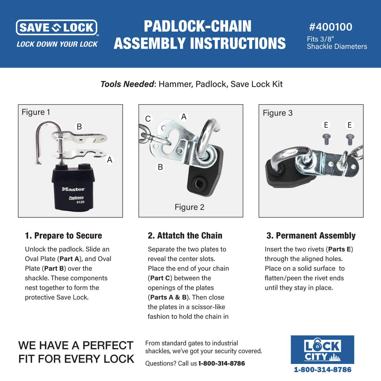 400100 3/8" Save Lock™