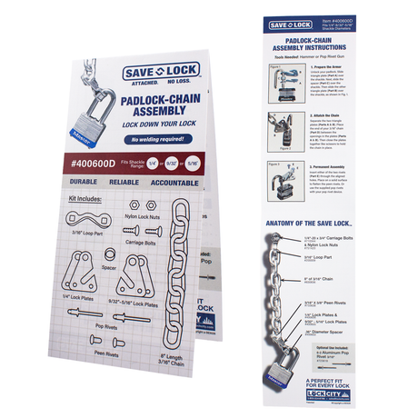 400600C 9/32" - 5/16" Save Lock™ Kit