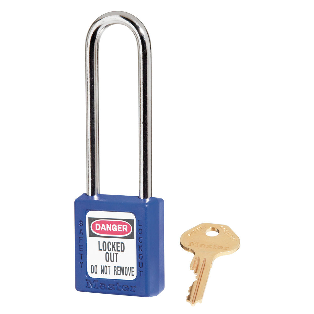 Master Lock 410 Zenex™ Thermoplastic Safety Padlock, 1-1/2" Wide with 3" Shackle