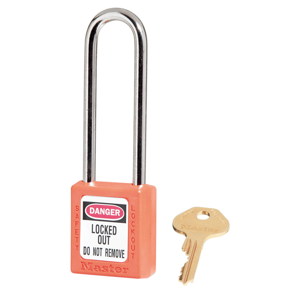 Master Lock 410 Zenex™ Thermoplastic Safety Padlock, 1-1/2" Wide with 3" Shackle