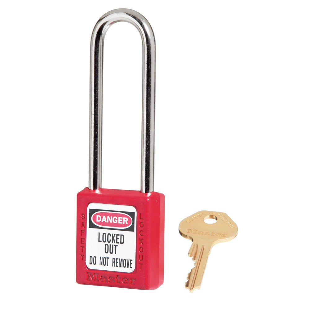 Master Lock 410 Zenex™ Thermoplastic Safety Padlock, 1-1/2" Wide with 3" Shackle