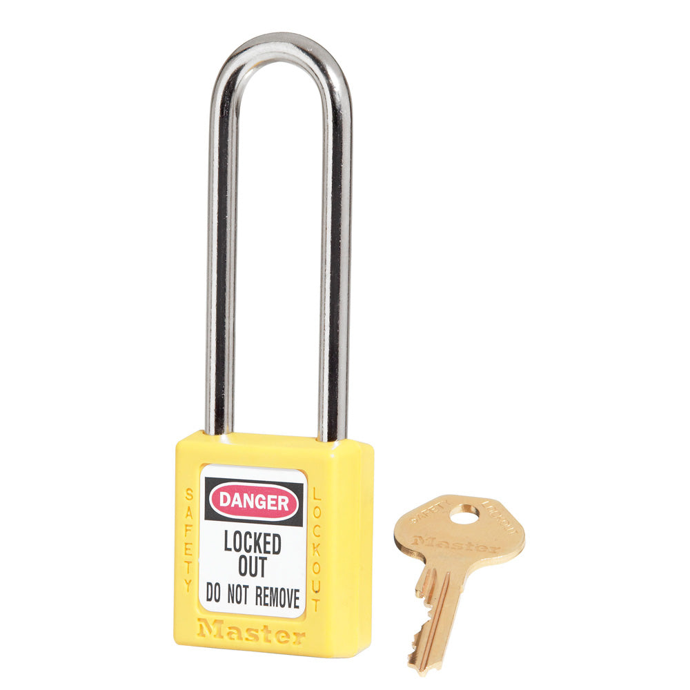 Master Lock 410 Zenex™ Thermoplastic Safety Padlock, 1-1/2" Wide with 3" Shackle