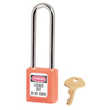 Master Lock 410 Zenex™ Thermoplastic Safety Padlock, 1-1/2" Wide with 3" Shackle
