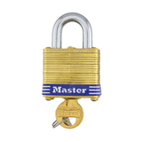 Master Lock 4 Laminated Brass Padlock 1-9/16" Wide