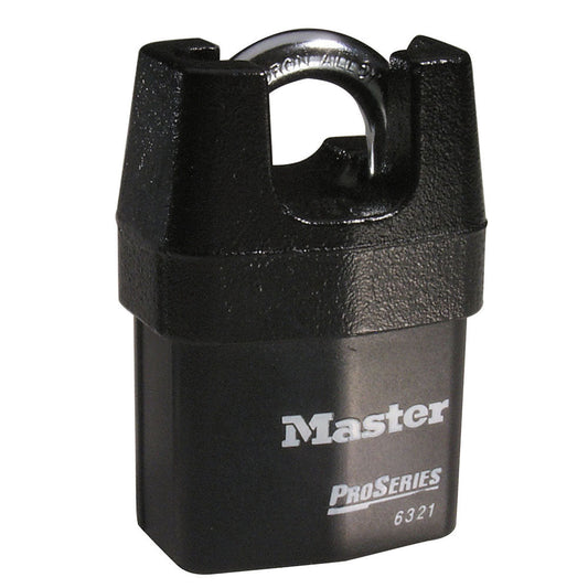 Master Lock 6321 ProSeries® Shrouded Laminated Steel Rekeyable Padlock 2-1/8in (54mm) Wide-Keyed-Master Lock-Keyed Different-3/4in (19mm)-6321