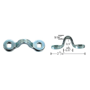 Hodge Products Inc 200009 3/16" Stainless Steel Pad Eye Loop-Hodge Products Inc-200009-HodgeProducts.com