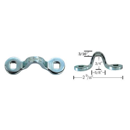 Hodge Products Inc 200009 3/16" Stainless Steel Pad Eye Loop-Hodge Products Inc-200009-HodgeProducts.com